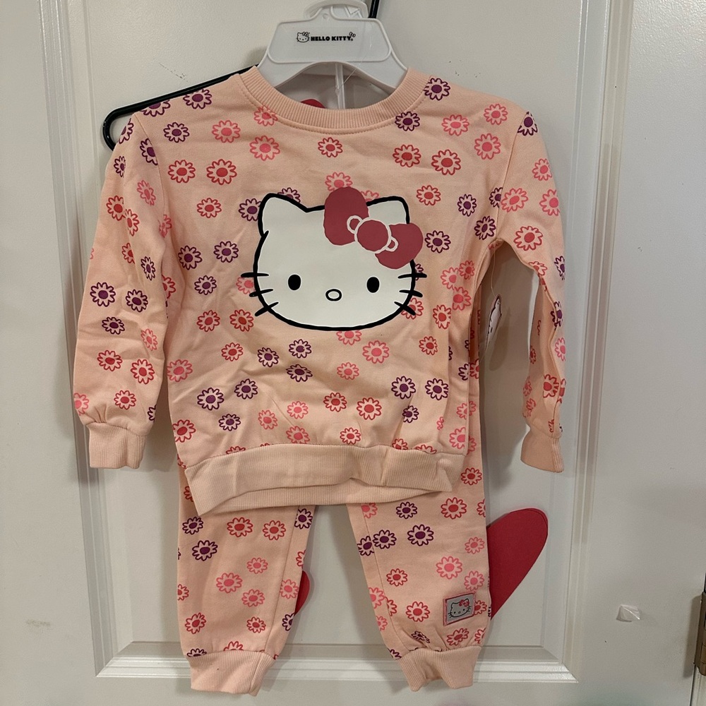 Sanrio Floral Hello Kitty Set - Pink and Purple